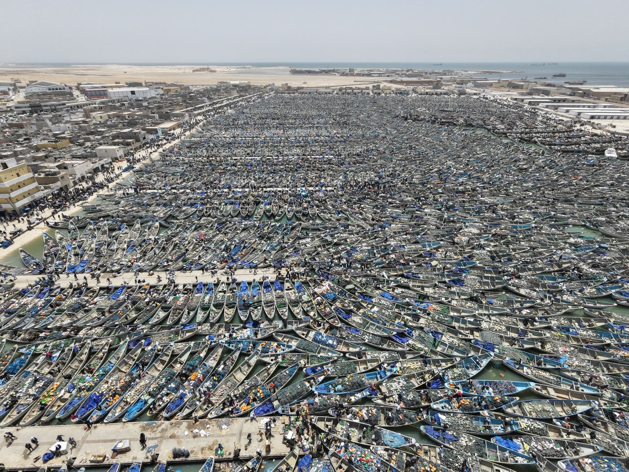 A view of Nouadhibou, where the I ❤️ NDB organization was founded